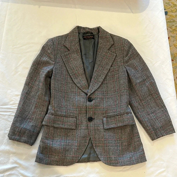 Pierre Cardin Jackets & Blazers - Pierre Cardin Gray Plaid Women's Jacket blazer VINTAGE women’s‎ small coat